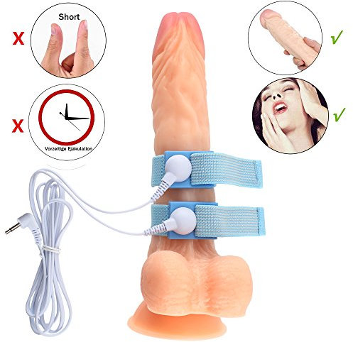 Greenpinecone® Elektro Penisring für Elektrostimulation, Flexible Estim Ring (2er set)