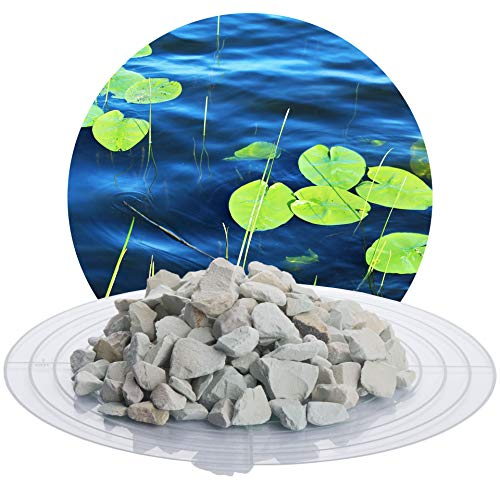 Schicker Mineral Zeolith-Aqua 25 kg, Wasseraufbereiter, Filtermedium für Gartenteich, Schwimmteich, Swimmingpool, Aquarium, 100% natürlichen Ursprungs, Sandfilteranlage (8,0-16,0 mm)