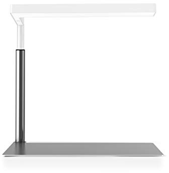 ONF Extension Stand Holder for Flat Nano or Flat Nano Plus Aquarium LED Light, Fish Tank Plant Lamp, Adjustable Tank Mount, Extendable Bracket Fixture Kit (not including the lamp) (Silver)
