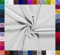 0,5m Baumwoll-Jersey uni 8% Elasthan Baumwollstoff elastisch Meterware Jersey-Stoff Oeko-Tex Kl 1, Farbe:grau