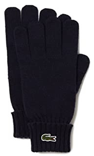 Lacoste Unisex RV0452 Cold Weather Gloves, Marine, S