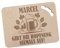 Herz & Heim® Männer-Geschenk Bierkastensitz Deckel mit persönlicher Gravur Gib die Hopfnung Niemals auf