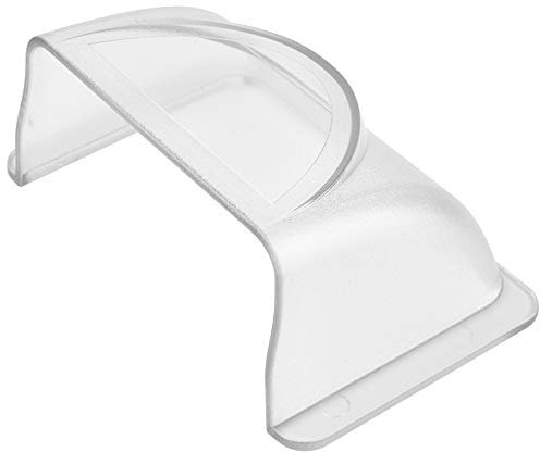 Copertura antipioggia per campanello visivo Impermeabile Copertura antipioggia in plastica di piccole dimensioni per serratura per impronte digitali Trasparente Guscio di protezione