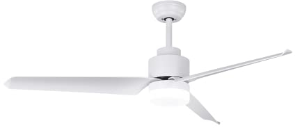 SPC Conforto DC Max 2 – Ventilador de techo con luz led con 3 tonos de temperatura de luz, motor DC 43W supersilencioso y eficiente, Ø132 cm, WiFi para control por app, mando, y modo invierno/verano