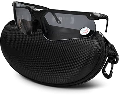 Feyachi Schutzbrille mit Anti-Beschlag und kratzbeständigen, Sportbrille für Damen und Herren, UV400-Schutz Fahrradbrillen für die Arbeit Sport Radfahren Angeln