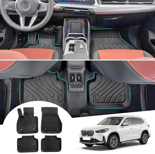 GAFAT Kompatibel mit Neu BMW X1 U11 2023-2025 2026 Fussmatten, TPE All-Wetter Fußmatten für X1 U11 Bj. 2022- Gummimatten Original, 3D-Scannen Hoher Rand [Nicht für i×1]