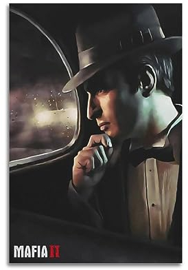 VZRSQZK Game Mafia Poster, dekoratives Gemälde, Leinwand, Wandposter und Kunstdruck, modernes Familienschlafzimmer-Dekor-Poster, 20 x 30 cm