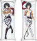 FELOTA Attack On Ti-tan Anime Kissenbezüge, Dekokissen Kissenhülle Bequemer Weiche, Deko Umarmungskissen Fall für Schlafzimmer Balkon Wohnzimmer-Multicolor 3||50 * 150cm