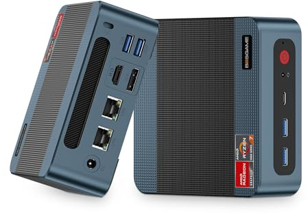 BOSGAME P3 Lite Mini PC AMD Ryzen 7 6800H, 32GB DDR5 RAM 1TB NVMe SSD