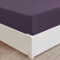 Mellanni Spannbettlaken 160x200cm Boxspringbett - Bis 40cm Matratzenhöhe - Weich, Knitterfrei, Rundum Elastisch - (160x200 cm, Purple)