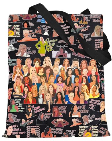 LEVLO Funny Housewives TV-Show-Tragetasche Dorinda Medley Fans Geschenk Hausfrauen New York Umhängetasche Housewives Merchandise, Housewives Tote Bl, Medium