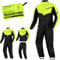 SHIMA HYDRODRY 2.0 Motorrad Regenbekleidung Kombi Wasserdicht Reflektierend Damen Herren Set Regenkombi Waterproof Regenschutz Atmungsaktiv Motorradkombi (Motorradanzug Unisex, Fluo, XL)