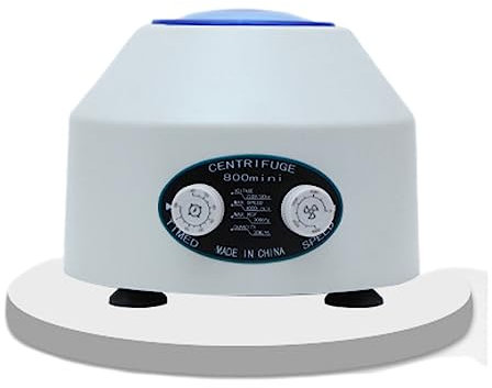 Centrifugeuse de laboratoire, 800MINI centrifugeuse de sang électrique laboratoire Prp Plasma centrifugeuse 15 ML * 6 centrifugeuse Tube 4000 tr/min pour les organismes, la médecine, la chimie