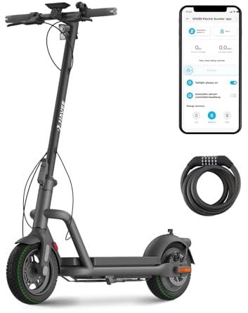 NAVEE N65i D E-Scooter mit Straßenzulassung 2-Fach faltbar | 450W Motor, 65km Reichweite, 10,5 Offroad-Reifen, IPX5 wasserdicht, App-Steuerung