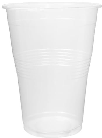 Monouso | 25 Vasos de Plástico PP 1000ml, Plástico Transparente, Reutilizables 20 usos, Vasos reciclables, Vasos para fiesta, Bebidas frías, Refrescos, Zumos, Granizados