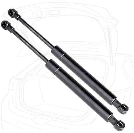 ZIRTUS 2 Stück Auto Kofferraum Gasfeder für Opel Corsa C 2001 2002 2003 2004 2005 2006, Heckklappenlift unterstützt Stoßdämpfer Heckklappe Kofferraum Gasdruckfedern