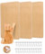 TIDEVAN 3 Piezas Alfombra Rascador para Gatos 50 × 25 cm Alfombra Rascador para Gatos Tablas para Rascar Gatos Sisal Natural para Gatos Autoadhesivo para Proteger Muebles Sofás y Paredes