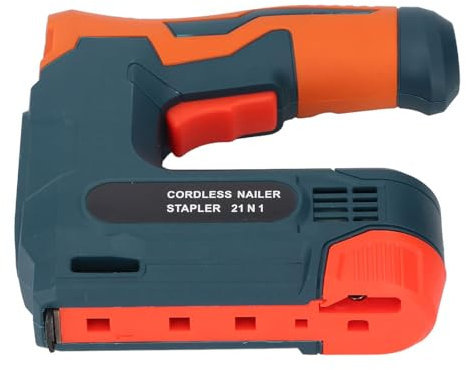 Agrafeuse électrique, Agrafeuse sans Fil 2 en 1, Cloueuse avec 2000 Clous, Chargeur USB 3,7 V, Agrafeuse sans Fil pour le Bois de Rembourrage