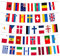 Eurovision Flags Bunting, Eurovision Party Decorations, European 38 Nation Flags, 14x21cm - 12m Long, Euro 2025 Song Contest Euro Football Party Bar Club Garden and Street Decorations