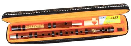 Alasum 1ensemble Flûte Bambou Traditionnelle Pour Débutants Avec Boîte De Rangement Instrument Musical Portable Pour Adultes