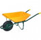 Brouette de chantier roue pneumatique europe jaune 90lt sanz