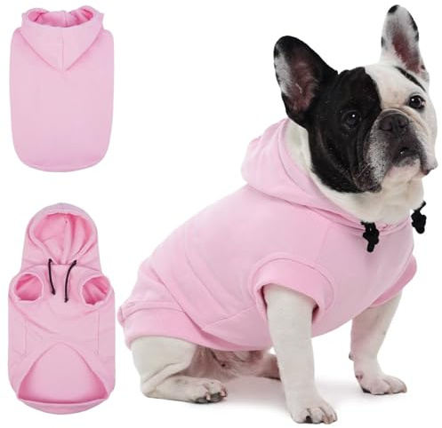 IECOii Kapuzenpullis für Hunde,Hunde Kapuzenpulli,Pullover Dog Hoodie Sweatshirt,Haustier Hund Kapuzen Kleidung,Hundepullover für Mittelgroße, Große und Extra Große Hund (kein Vliesstoff),M-4XL