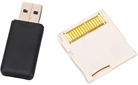 Fabater ASIC Video Game Flash -Speicherkarte für 2DS 3DS, Anpassbare Schnittstelle für Gamer, ASI -Chipwagen (White)