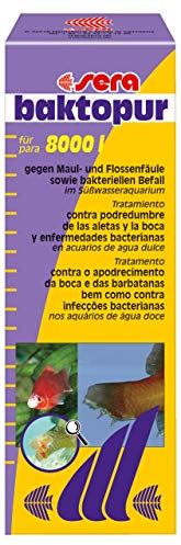 sera baktopur 500 ml - Arzneimittel für Fische gegen bakterielle Infektionen (z. B. Maul- und Flossenfäule), Medizin fürs Aquarium