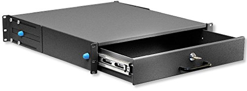 'Intellinet I-key-2bk – Schublade Tür Tastatur 2U für Schrank Rack 19 mit Schloss schwarz