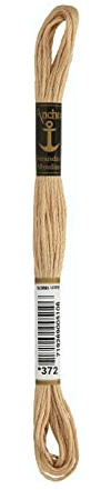 Anchor Sticktwist, Lauflänge: 8M 372 Stickgarne