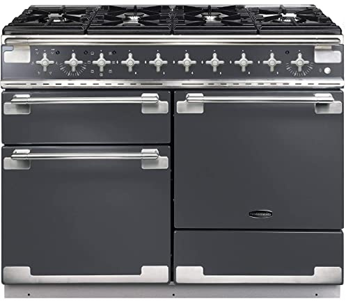 Rangemaster Elise ELS110DFFSL 110cm wide Dual Fuel Range Cooker with Gas Hob - Slate - A/A Rated