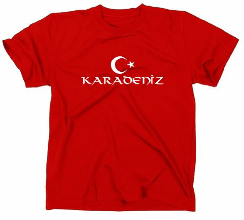 Styletex23 karadeniz Turquie/Türkiye Drapeau T-Shirt Large Rot