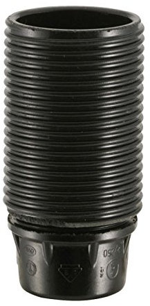 Iso Lampen Fassung E14, schwarz, mit Außengewinde