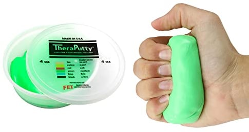CanDo Antimikrobielle Theraputty - Therapie-Knetmasse - 113 g - Grün (medium)