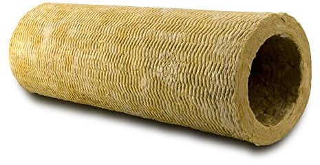 ROCKWOOL Schornstein-Dämmschale, Dämmrohr, Länge 1000 mm / ø 100 mm / Dicke 20 mm