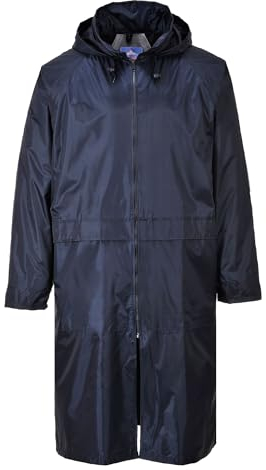 Portwest Klassischer Regenmantel, Größe: 4XL, Farbe: Marine, S438NAR4XL