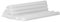 Stoff Nagel Kerzen Set, Wachs, weiß, 18cm