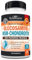 Glucosamine Chondroitin MSM - Joint Support Supplement with Turmeric Curcumin for Hands Back Knee & Joint Health for Men & Women - Gluten-Free Non-GMO Supplement - Made in USA - 90 Capsules