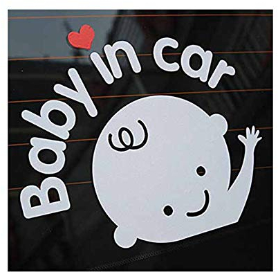 Alamor Baby An Bord Winken Auto Aufkleber Aufkleber