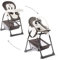 hauck Tronas de Bebe Evolutiva Sit N Relax, Trona Bebe 0 Meses con Hamaca Bebé Alta, Silla Bebe Comida Plegable, Highchair, Altura Regulable, Panda/Grey
