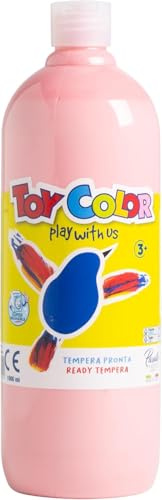 Toy Color Tempera Paint, Pink, 1000 ml