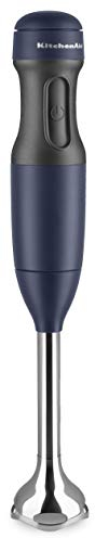 KitchenAid BPA-Free KHB1231IB 2-Speed Hand Blender, Ink Blue