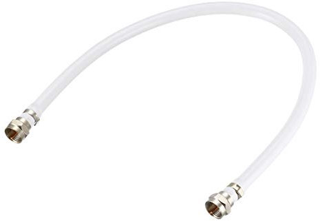 sourcing map RG6 Coaxial Cable with F Type Male to F Type Male Connectors 2 ft