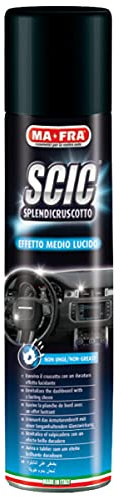 Ma-Fra Scic Blu, Spray Lucidante Ravvivante per Cruscotti con Effetto Medio Lucido, Elimina la Polvere, Dona alle Superfici Lucentezza e Morbidezza, Non Unge, Formato da 200ml