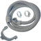 Spares2go, tubo di scarico + fascette per lavatrice Indesit, 2 m