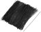 sourcing map 6 Inches Metallic Twist Ties Reusable Cable Cord Wire Ties Black 500pcs