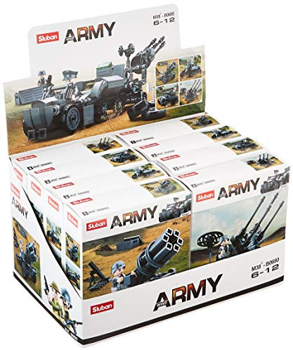 Sluban-M38-B0680 WWII- 4 into 1 - Display Box, Multicolor (M38-B0680)