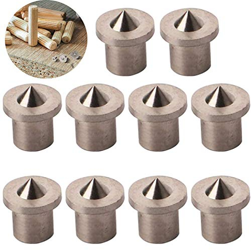 CESFONJER 10 piezas Herramienta de alineación de la espiga de, centros de clavijas de madera, 5 mm