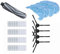 Zealing 4*Chiffon de Nettoyage Pads+4*Brosse latérale+4*Filtres HEPA + 1*Brosse Centrale ，pour AMIBOT Animal H2O et Animal Comfort H2O - Accessoires kit