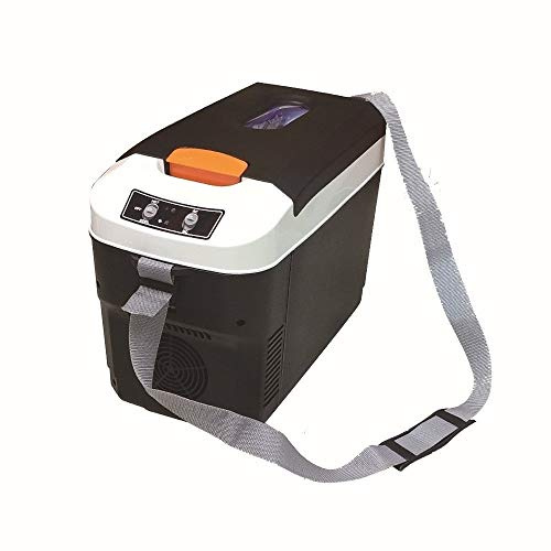 YADLCR Nevera Refrigerador portátil de 10 litros para Uso en Exteriores, Mini refrigerador para Camping, refrigerador portátil, frío, Caliente 12v/220-240V